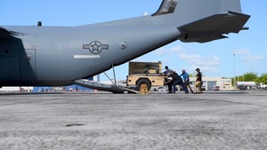 B-Roll:137th SOW Airmen load C-130J, departing from TRADEWINDS 25