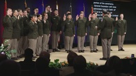 Stalwart Battalion Cadets take the Oath of Office