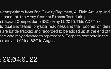 V Corps BSC 2025 ACFT