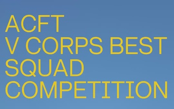 V Corps Best Squad ACFT