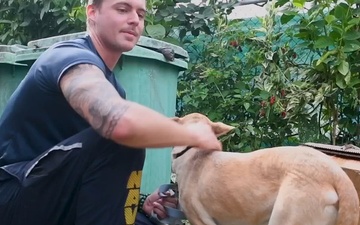 USS Blue Ridge volunteers at SPCA Animal Shelter in Suva,FIJI