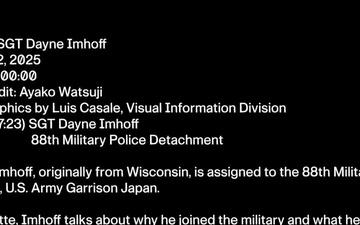 #Army250 Soldier Spotlight_SGT Dayne Imhoff, 88th Military Police Detachment