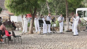US Navy Band Performs Outdoor Concert During Obangame Express 2025