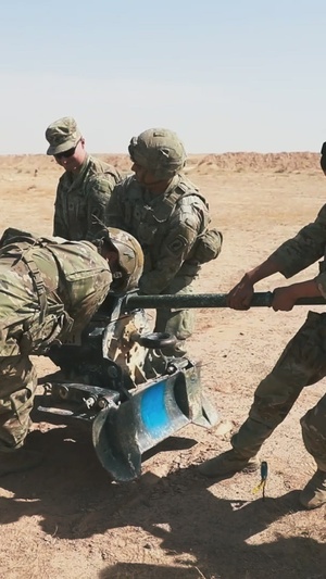 US paratroopers fire howitzers during African Lion 2025 [Social Media 9:16]
