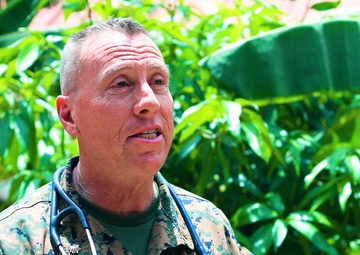Interview: U.S. Navy Cmdr. Darrin Bright speaks about medical civic action program during African Lion 25