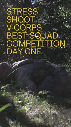 V Corps Best Squad Competition Stress Shoot