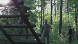 V Corps Best Squad Competition Day 2: Obstacle Course