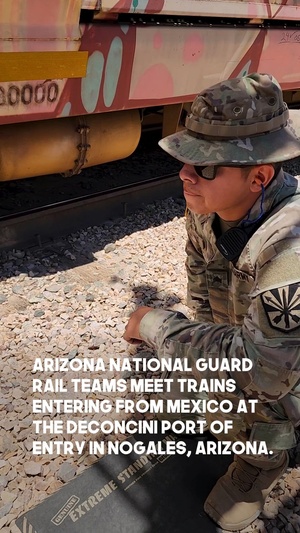 Arizona National Guard Task Force SAFE supports drug interdiction near Nogales, Arizona