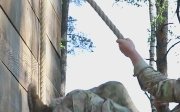 V Corps Best Squad Competition Day 2: Obstacle Course