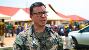 Interview: Petty Officer 1st Class Douglas Carneiro speaks about medical civic action program during African Lion 25