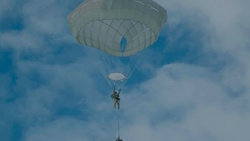 Paratroopers with 82nd ABN DIV conduct a joint forcible entry exercise during DEFENDER 25