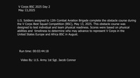 V Corps Best Squad Competition Day 2- 12th Combat Aviation Brigade Obstacle Course