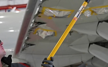 Sailors Wash P-8A Poseidon Aircraft
