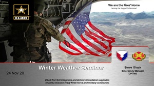 Winter Weather Seminar #2 11-24-2020