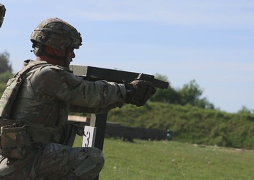 V Corps Best Squad Competition Day 3: M17 Range