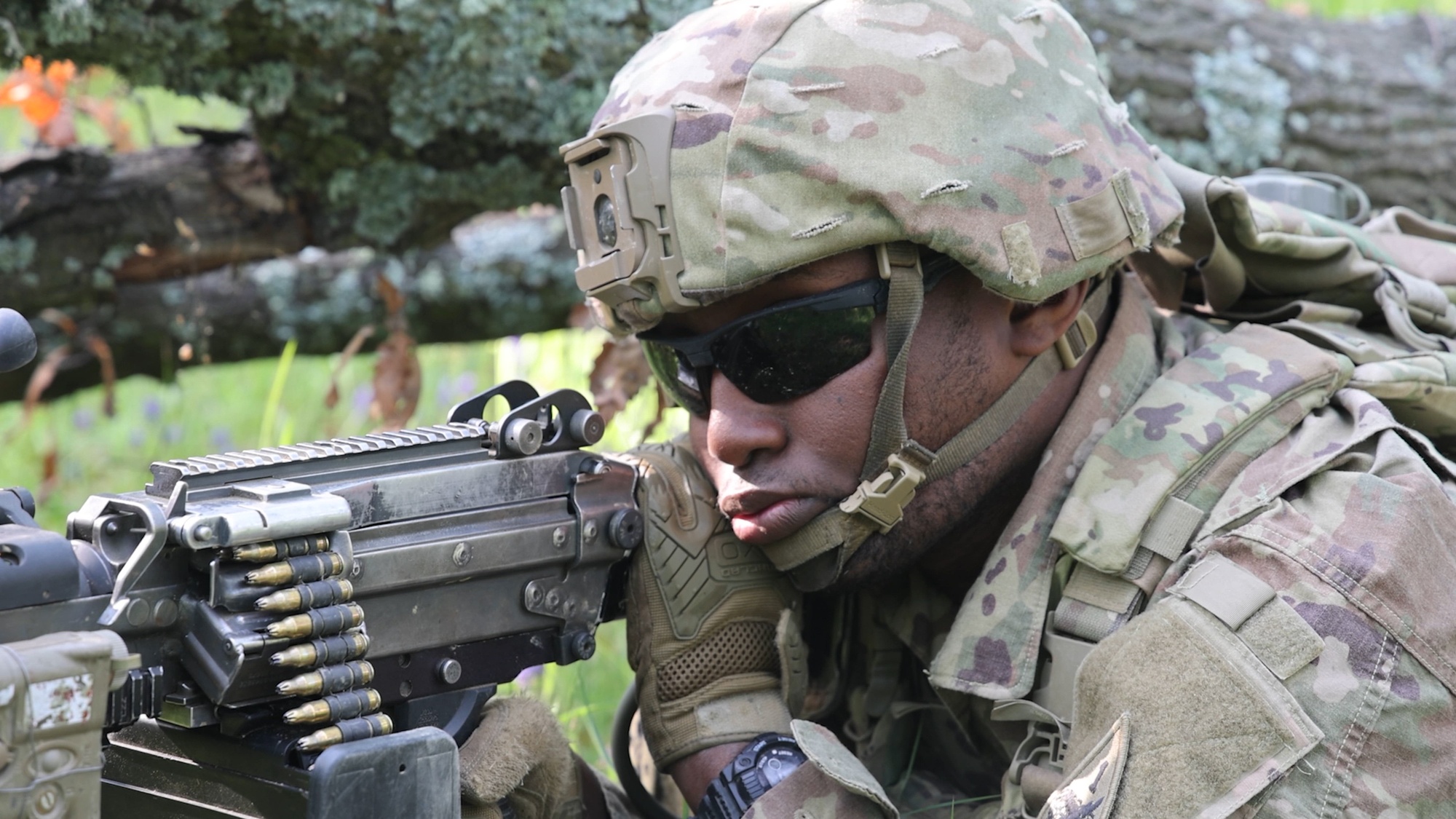 U.S. Soldiers assigned to Bravo Company, 4th Battalion, 6th Infantry Regiment, 3rd Armored Brigade Combat Team, 1st Armored Division, conducts live fire training in Novo Selo Training Area, Bulgaria, May 12, 2025. The exercise consisted of the M2A3 Bradley fighting vehicles engaging targets while on route to objective and once they arrived the dismounted troops continued forward in order to secure the area and establish a perimeter around the site. This exercise allows the Soldiers to increase their readiness by trying to be a fast as the previous iteration while still remaining effective and lethal in order to help maintain security around NATO’s eastern flank.