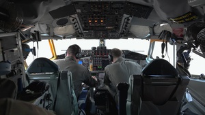 B-Roll: US, Morocco simulate air-to-air refueling above at African Lion 2025