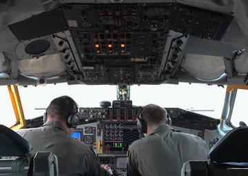B-Roll: US, Morocco simulate air-to-air refueling above at African Lion 2025