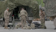 1st Armored Brigade Combat Team, 3rd Infantry Division Soldiers Stage, Move to Hohenfels Training Area During Combined Resolve 25-2