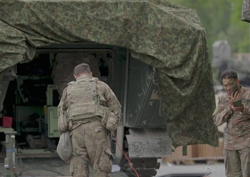 1st Armored Brigade Combat Team, 3rd Infantry Division Soldiers Stage, Move to Hohenfels Training Area During Combined Resolve 25-2