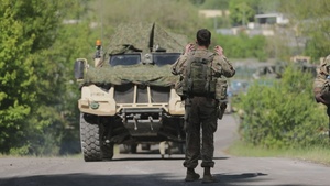 1st Armored Brigade Combat Team, 3rd Infantry Division Soldiers Stage, Move to Hohenfels Training Area During Combined Resolve 25-2