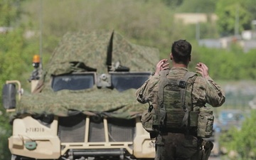 1st Armored Brigade Combat Team, 3rd Infantry Division Soldiers Stage, Move to Hohenfels Training Area During Combined Resolve 25-2