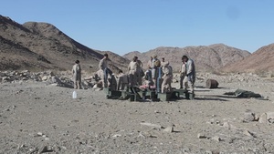 Explosive Ordnance Disposal team set off unexploded ordnance