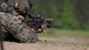 2025 Annual Marine Corps Rifle Squad Competition Day 1: Battle Sight Zero (B-Roll)