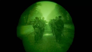 2025 Annual Marine Corps Rifle Squad Competition: Night Movement (B-Roll)