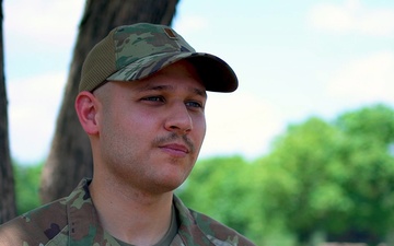 Interview: U.S. Air Force 2nd Lt. Travis Huff speaks about conducting intelligence, surveillance, and reconnaissance training during African Lion 2025