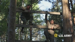 U.S. Soldiers discuss their time competing in the V Corps Best Squad Competition