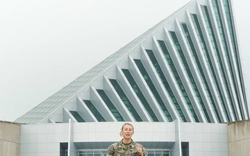 U.S. Marine Corps Capt. Riley Tejcek Shout Out For Marine Corps Marathon