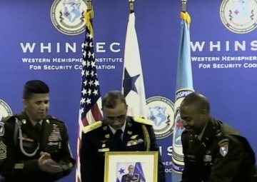 WHINSEC Inducts its new Hall of Fame member.