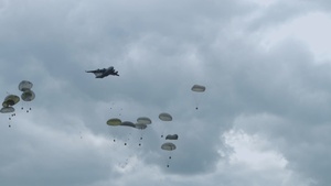 B-Roll: 173rd Airborne Brigade Executes Heavy Equipment Drop During Swift Response 2025 in Lithuania