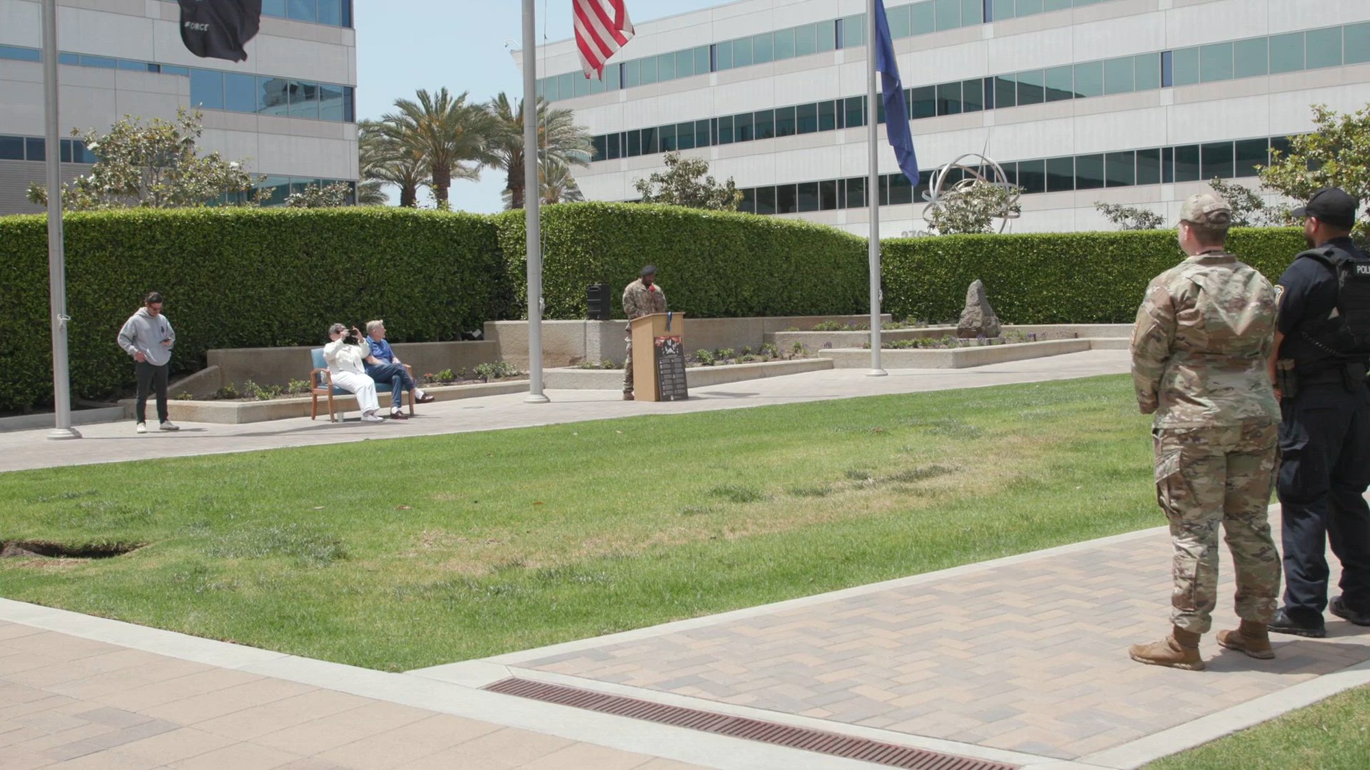 Los Angeles Air Force Base celebrated National Police week, 12 May - 16 May by hosting a series of ceremonies, events, and activities.<br /><br />B-roll includes footage of the Closing Ceremony, which honored the fallen.