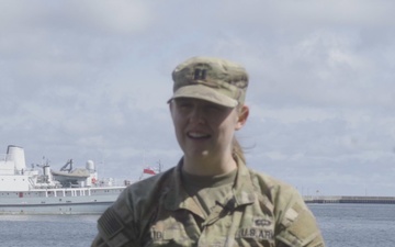 Capt. Uhlig Discusses USV Resupply Operations During Arcane Thunder 25