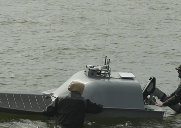 Joint Force USV Resupply Operations During Arcane Thunder 25