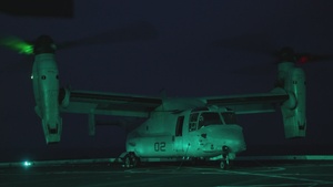 22nd MEU | MV-22 Night Flight Operations