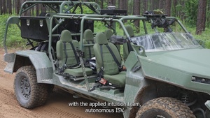 Army’s Transformation Training Command talk about the New Autonomous Infantry Squad Vehicle (ISV)