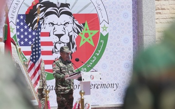 B-roll: Partner nations attend African Lion 2025 academics graduation