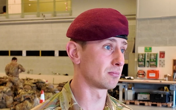 INTERVIEW: Lt. Ed Wilson of 2nd Battalion, Parachute Regiment, of the British Army Discusses Swift Response 25 (4K Video)