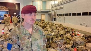 Pvt. Ieuan Hancock of 2nd Battalion, Parachute Regiment, of the British Army Discusses Swift Response 25 (4K Video)