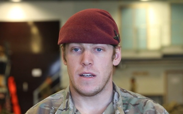 INTERVIEW: LCpl. James Count of 2nd Battalion, Parachute Regiment, of the British Army Discusses Swift Response 25 (4K Video)