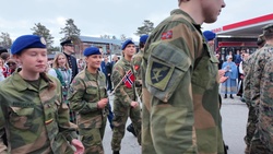 US Marines Participate in Norwegian Constitution Day Parade in Setermoen, Norway (4K Video)