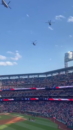 Cut: Phillies flyover