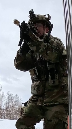 Panther Brigade Soldiers seize the objective from NATO Allies and partners during Swift Response