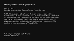 2CR Dragoon Week 2025: Regimental Run
