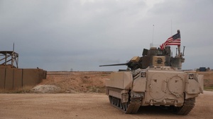 Coalition Forces Test-Fire M240 Machine Guns with Bradley Fighting Vehicles (2K, 60FPS)