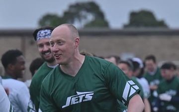US, UK, French militaries compete in flag football tournament 2025 (B-Roll)