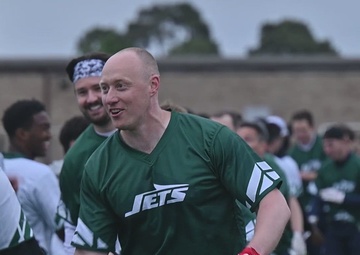 US, UK, French militaries compete in flag football tournament 2025 (B-Roll)